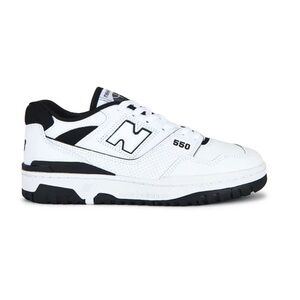 New Balance 550 Sneakers (White & Black)